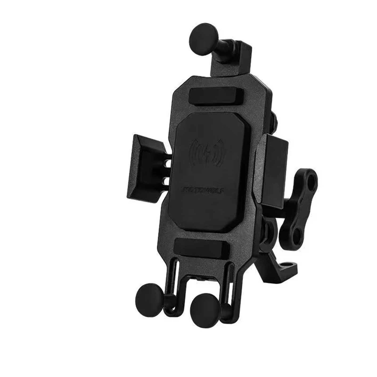 WTXXGQ Motorrad Telefon Halterung Motorrad Reiten Handy-Navigation Halterung Fahrrad Handy Unterstützung Halterung Schnelle Lade Drahtlose Ladegerät Fahrrad Handyhalterung(B) von WTXXGQ