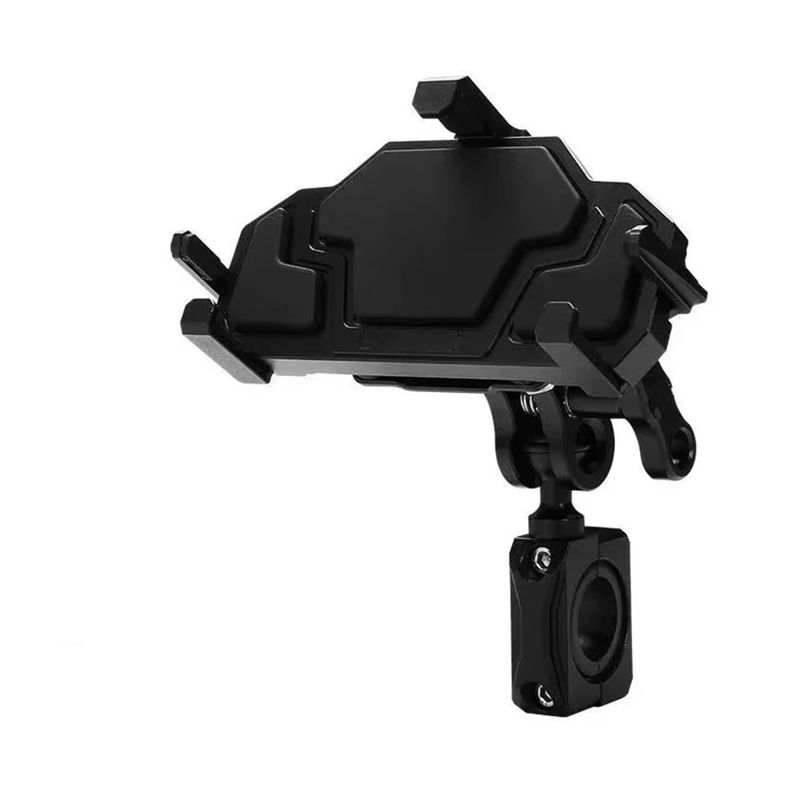 WTXXGQ Motorrad Telefon Halterung Motorrad Stoßfest Navigation Handyhalter Motorrad Stoßdämpfung Aluminiumlegierung 3.0 Schnellladegerät Handyhalter Fahrrad Handyhalterung(D) von WTXXGQ