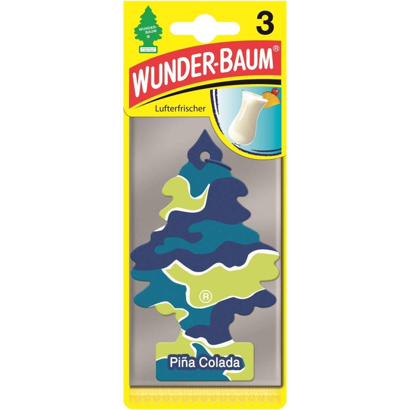 Autoerfrischer, Wunder-Baum Pina Colada, 1 Stück von WUNDER-BAUM