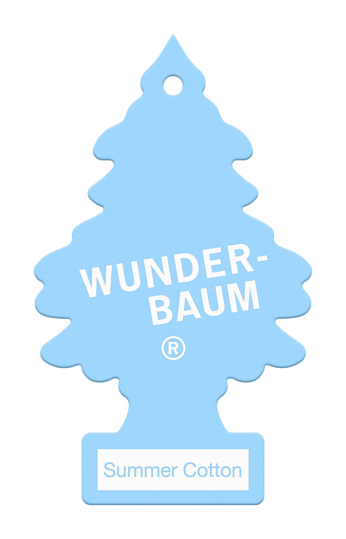 WUNDER-BAUM Auto-Lufterfrischer - Anhänger für langanhaltenden Duft im Auto oder zu Hause - Summer Cotton - 1 Stück WUNDER-BAUM Auto-Lufterfrischer - Anhänger für langanhaltenden Duft im Auto oder zu Hause - Summer Cotton - 1 Stück von WUNDER-BAUM