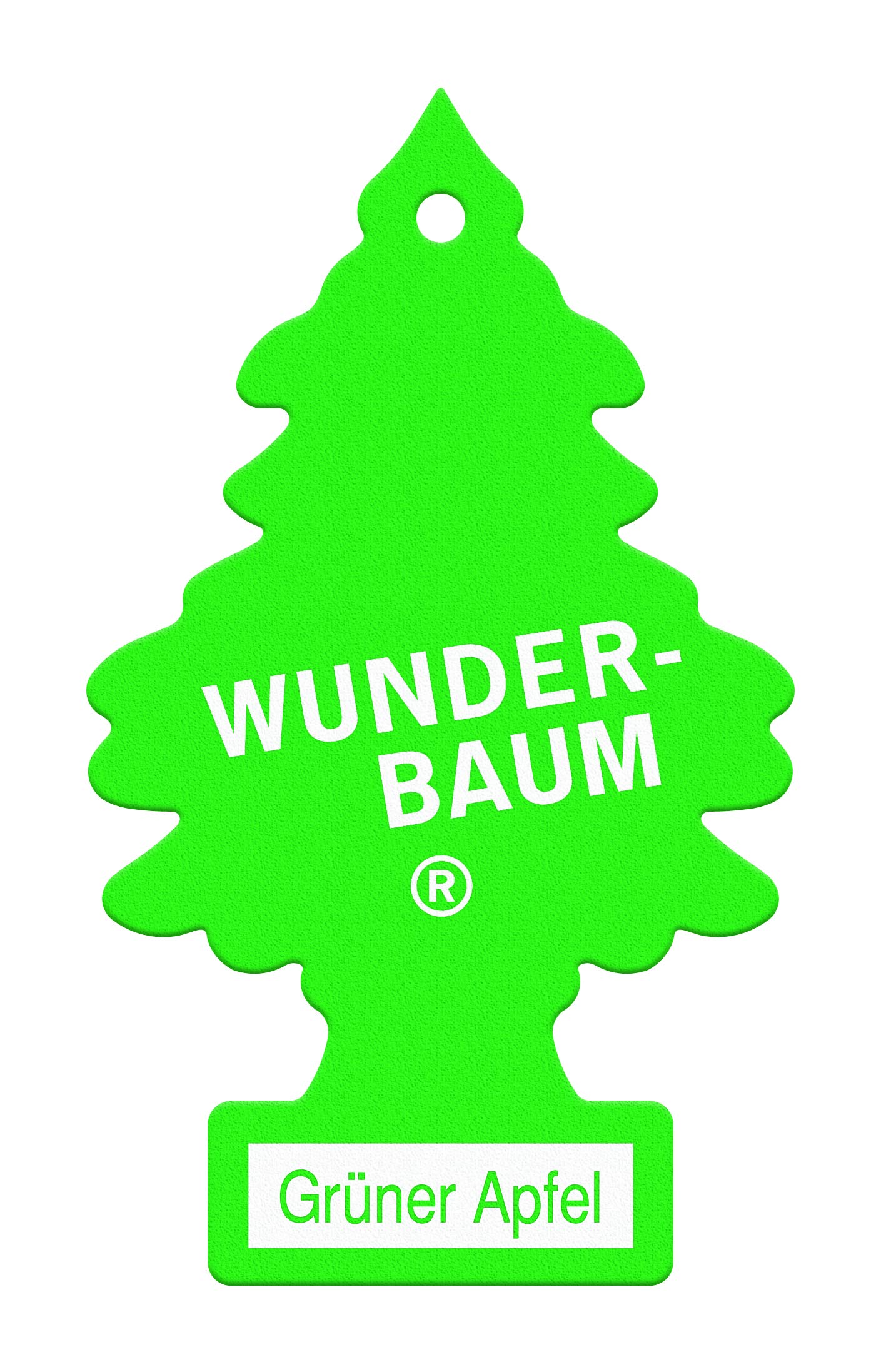 WUNDER-BAUM Auto-Lufterfrischer I Anhänger für langanhaltenden Duft im Auto oder zu Hause I Grüner Apfel, 1 Stück WUNDER-BAUM Auto-Lufterfrischer I Anhänger für langanhaltenden Duft im Auto oder zu Hause I Grüner Apfel, 1 Stück von WUNDER-BAUM