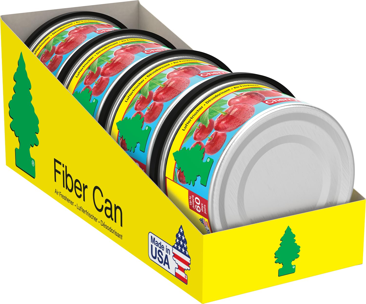 WUNDER-BAUM Duftdose 4er Pack I Langanhaltender Duft im Auto oder zu Hause I Cherry I 4 Stück WUNDER-BAUM Duftdose 4er Pack I Langanhaltender Duft im Auto oder zu Hause I Cherry I 4 Stück von WUNDER-BAUM
