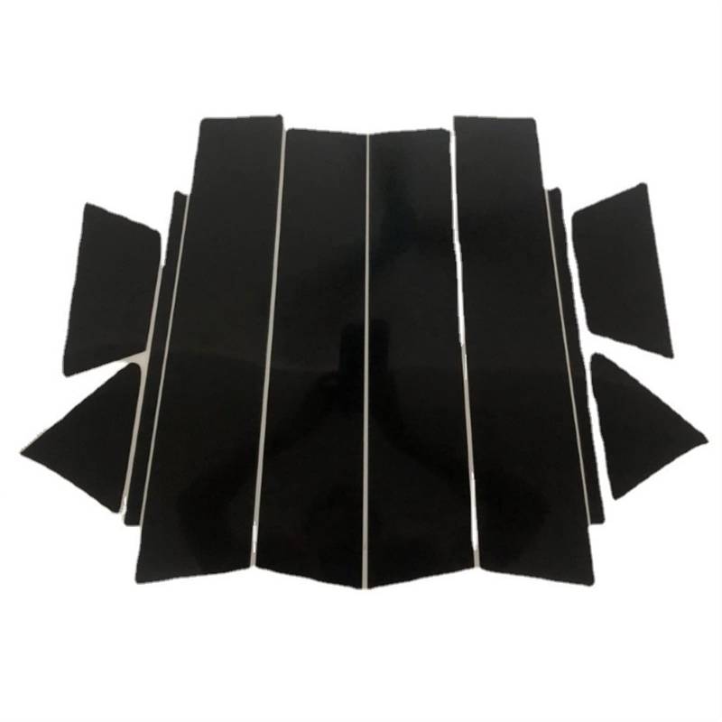 WUPEDI 10PCS polierte Säulenpfosten, für, for Eclipse Cross 2018-2021, Fensterverkleidungsabdeckung BC-Säulenaufkleber Autofensterverkleidung von WUPEDI