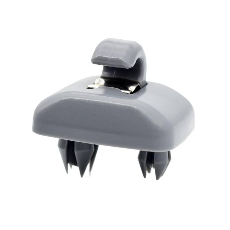 WUPEDI 2 Stück Auto-Sonnenblenden-Clip, graue Innenaufhänger-Haken-Clip-Halterung, for, for A1 A3 S3 A4 S4, for ALLROAD, for A5 S5 Q3 Q5 8U0857562A Grau Auto-Sonnenblenden-Clip von WUPEDI