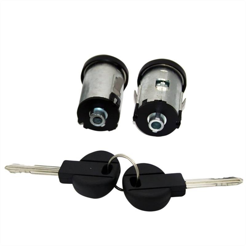 WUPEDI 2-teiliges Türschloss-Zylinder-Set, for FIAT, Scudo, for Citroen, XANTIA SYNERGIE Dispatch Jumpy 9170.AY 4162C9 von WUPEDI