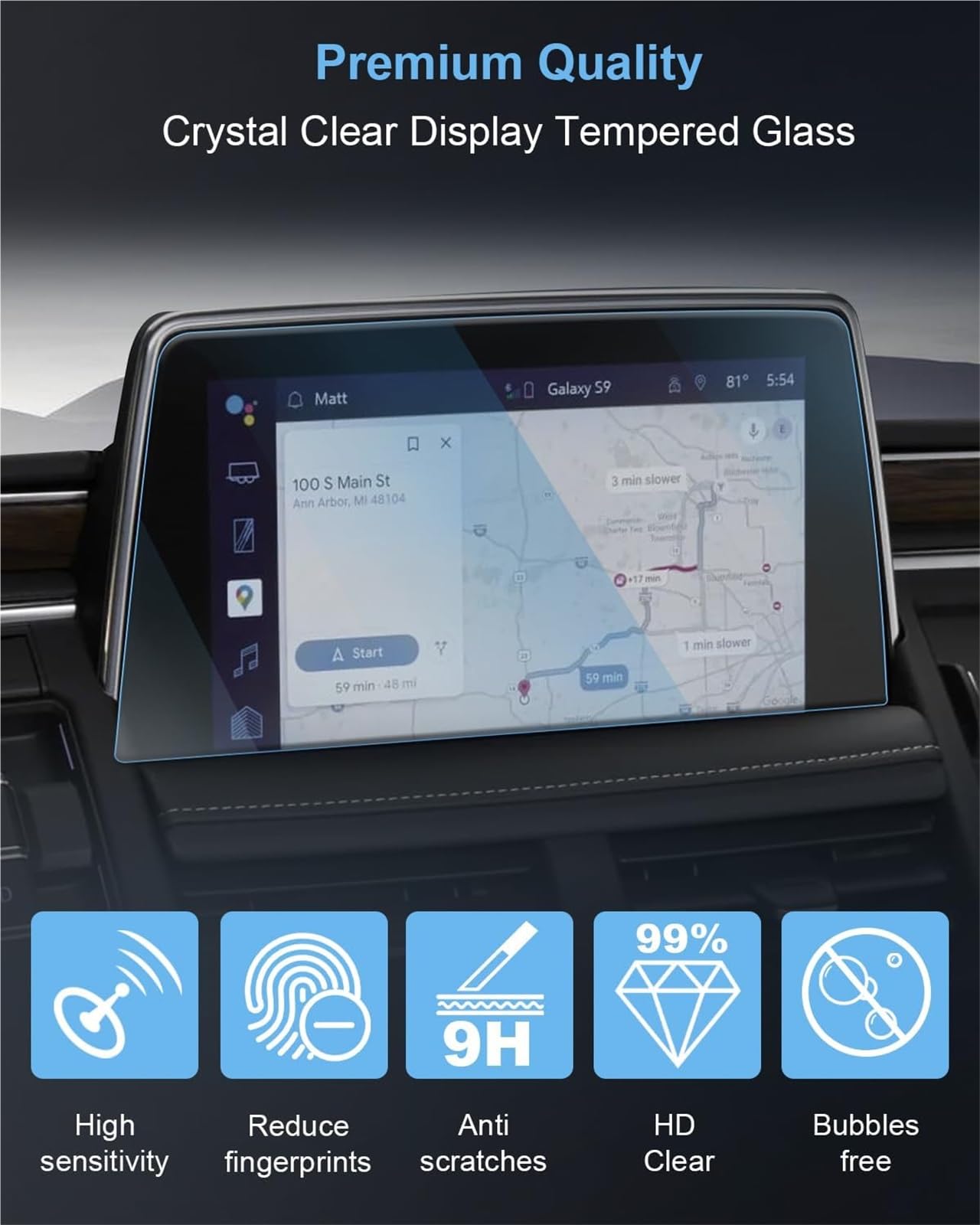 WUPEDI 2024 2023-2021, for Chevy, Tahoe/, for Chevy, Suburban 10,2-Zoll-Touchscreen-Navigation GPS-Schutzzubehör Hartglasfolie Auto Displayschutzfolie WUPEDI 2024 2023-2021, for Chevy, Tahoe/, for Chevy, Suburban 10,2-Zoll-Touchscreen-Navigation GPS-Schutzzubehör Hartglasfolie Auto Displayschutzfolie von WUPEDI