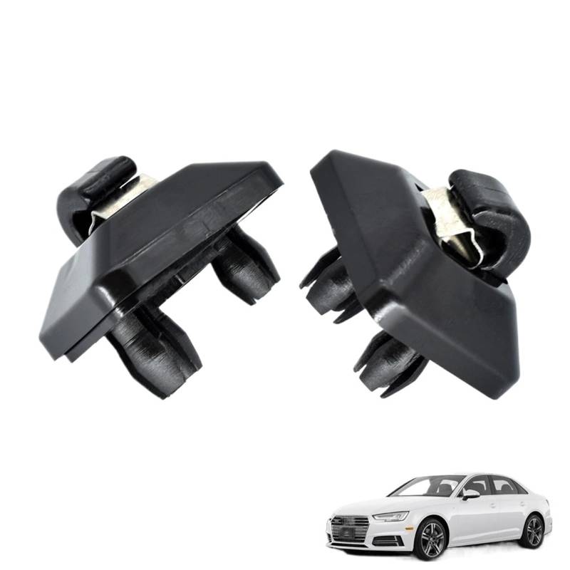 WUPEDI 2X Auto Innere Sonnenblende Haken Clips Aufhänger Halter Schnalle Halterung Halter, for, for A1 A3 A4 A5 Q2 Q3 Q5 TT RS3 RS5 RSQ3 Auto-Sonnenblenden-Clip von WUPEDI