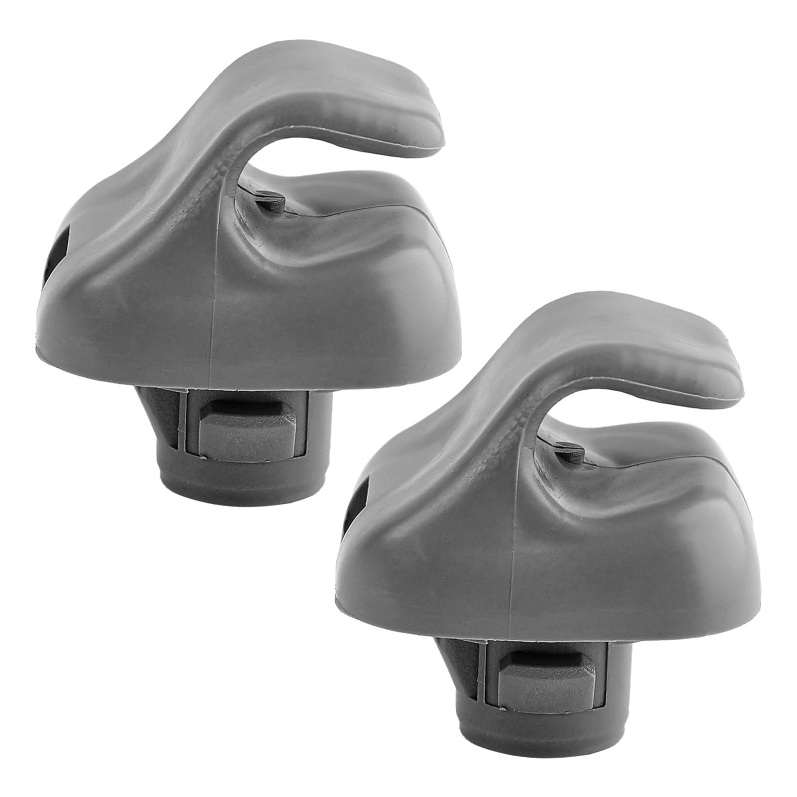 WUPEDI 2X Grau/Beige 88217-S04-003ZA Auto Sonnenblende Clips Halter Lagerung Haken, for, for Accord, for Odyssey CR-V, for, for Civic, for Element 88217S01A01ZA Auto-Sonnenblenden-Clip(Grey) von WUPEDI