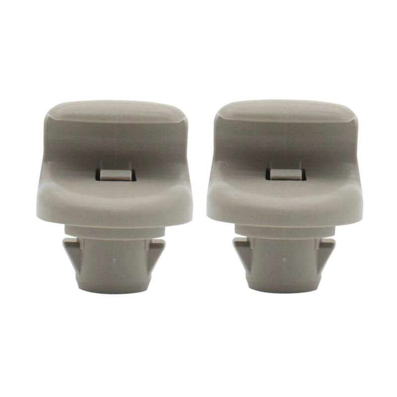 WUPEDI 2X Innen Sonnenblende Clips Verschluss Clip Unterstützung Haken Halter Aufhänger, for Nissan, for Qashqai, J10 Dualis 2007-2013 Auto-Sonnenblenden-Clip von WUPEDI