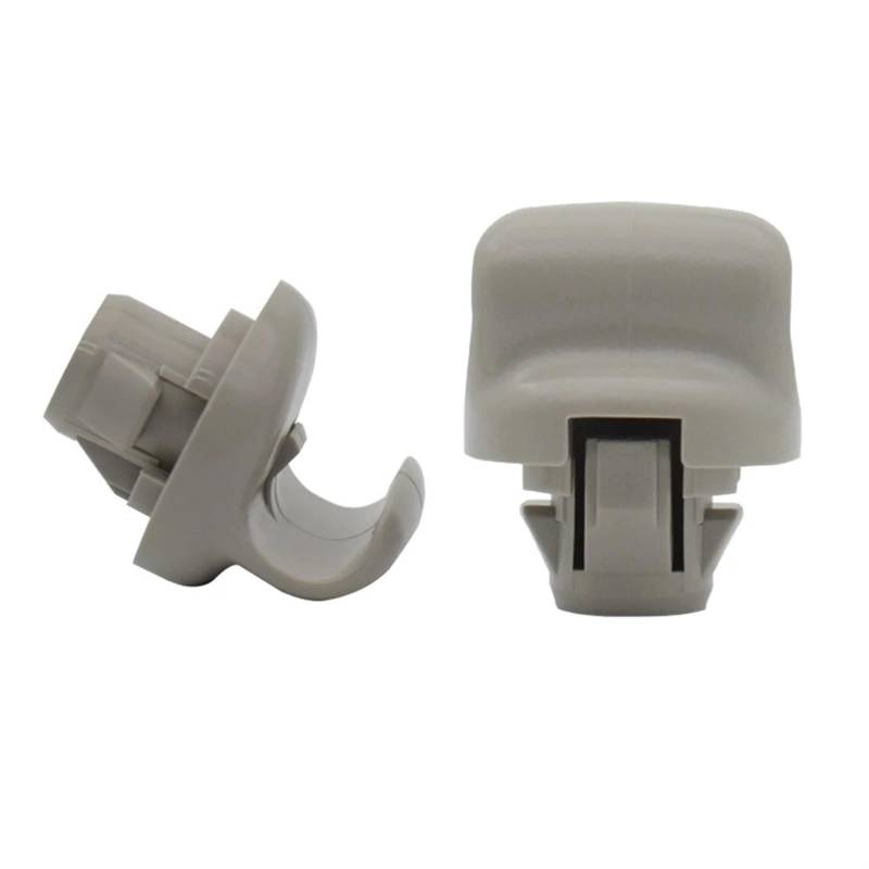WUPEDI 2X Sonnenblende Haken Clips Aufhänger Halter Schnalle Halterung Halter, for Nissan, for Qashqai, for Dualis J10 2007-2013, OE # 96409BC402 Auto-Sonnenblenden-Clip von WUPEDI
