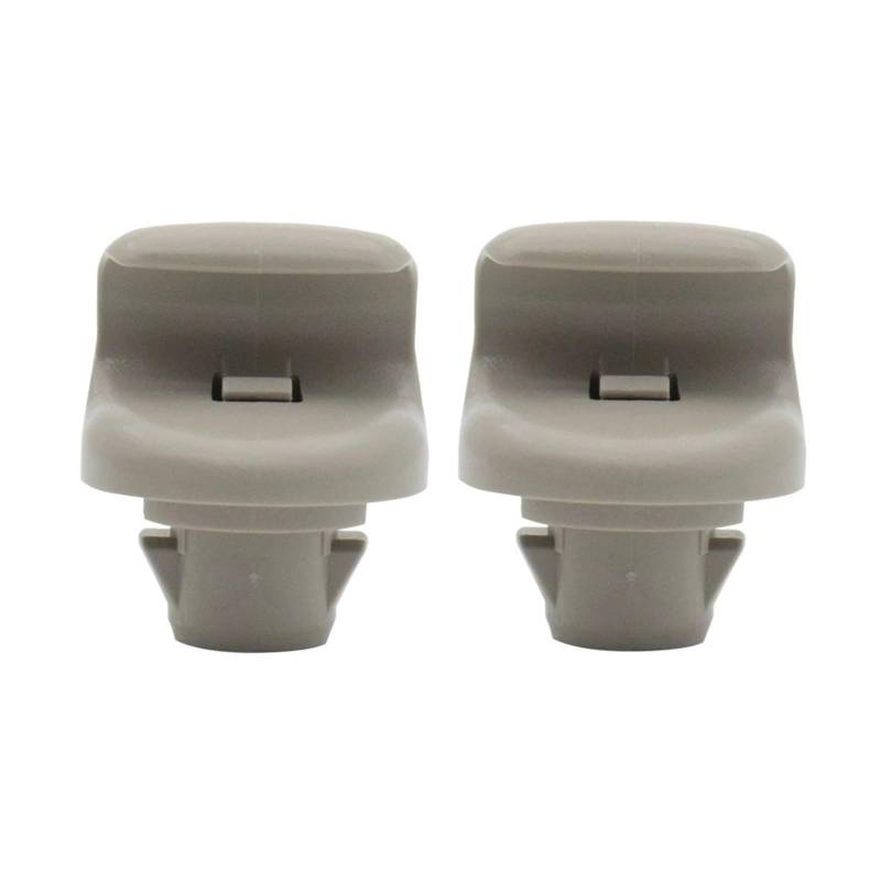 WUPEDI 2X Sonnenblende Haken Clips Aufhänger Halter Schnalle Halterung Halter, for Nissan, for Qashqai, for Dualis J10 2007-2013, OE # 96409BC402 Auto-Sonnenblenden-Clip von WUPEDI