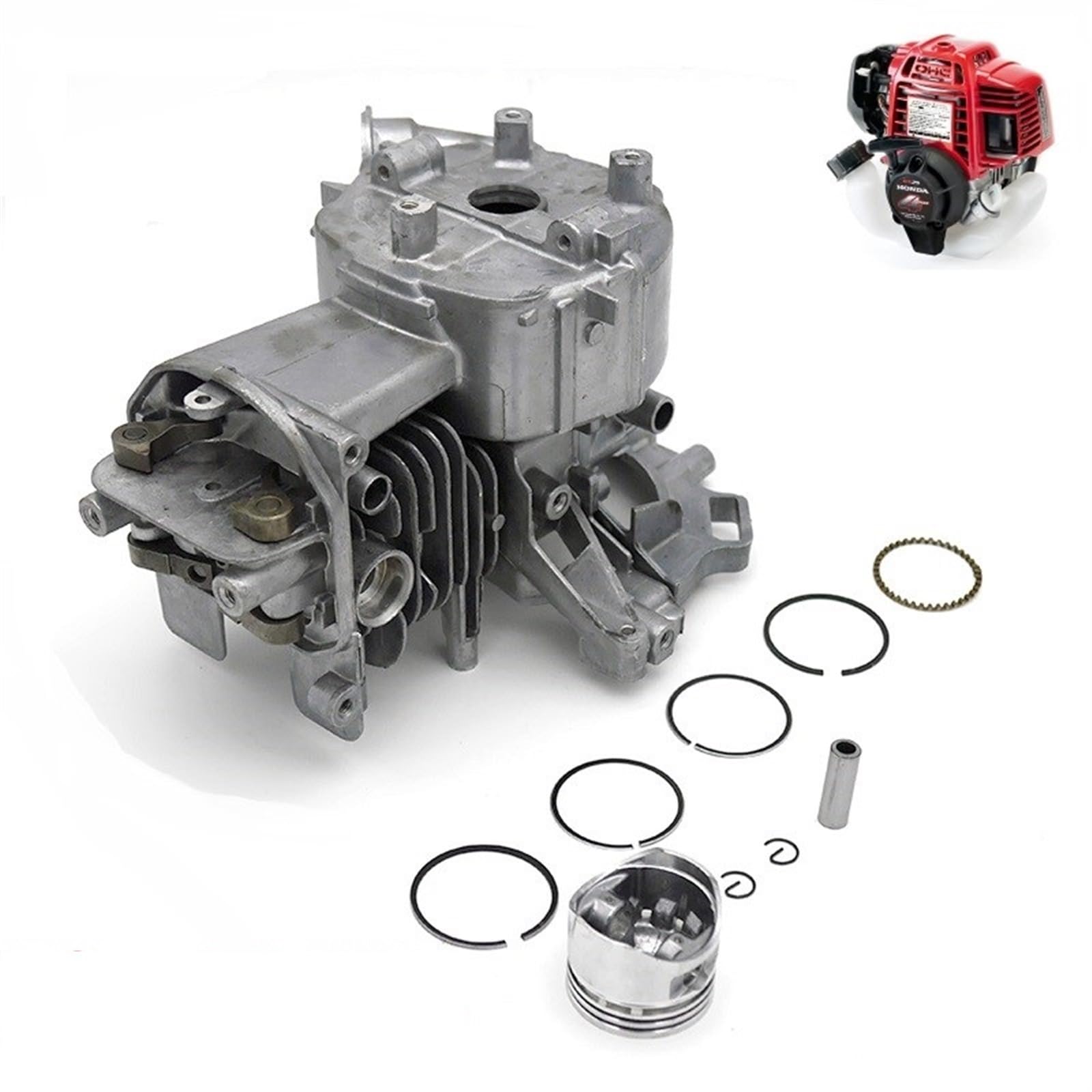 WUPEDI 35MM Zylinder Kurbelgehäuse Motor Motor Gehäuse Kolbenring Einlass-/Auslassventil Kipphebel Arm Set GX25 GX25N HHT25S Kolbenring für Gartenmaschinen WUPEDI 35MM Zylinder Kurbelgehäuse Motor Motor Gehäuse Kolbenring Einlass-/Auslassventil Kipphebel Arm Set GX25 GX25N HHT25S Kolbenring für Gartenmaschinen von WUPEDI