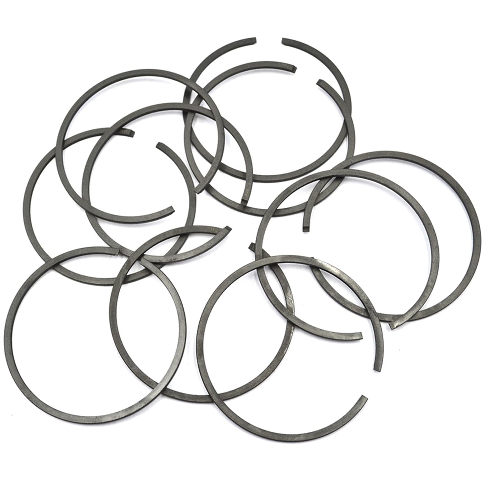WUPEDI 39 MM * 1,5 MM KOLBENRING, for McCulloch, CS340 CS380, for JONSERED, CS2238 & MEHR KETTENSÄGE Trimmer FREISCHNEIDER Zylinder KIT Kolbenring für Gartenmaschinen(100 PCS) von WUPEDI