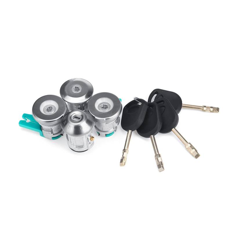 WUPEDI 8-teiliger hinterer Tür-Boot-Zündschlosszylinder mit 4 Schlüsseln Ersatz, for Ford, for Falcon, EA EB ED EF EL von WUPEDI