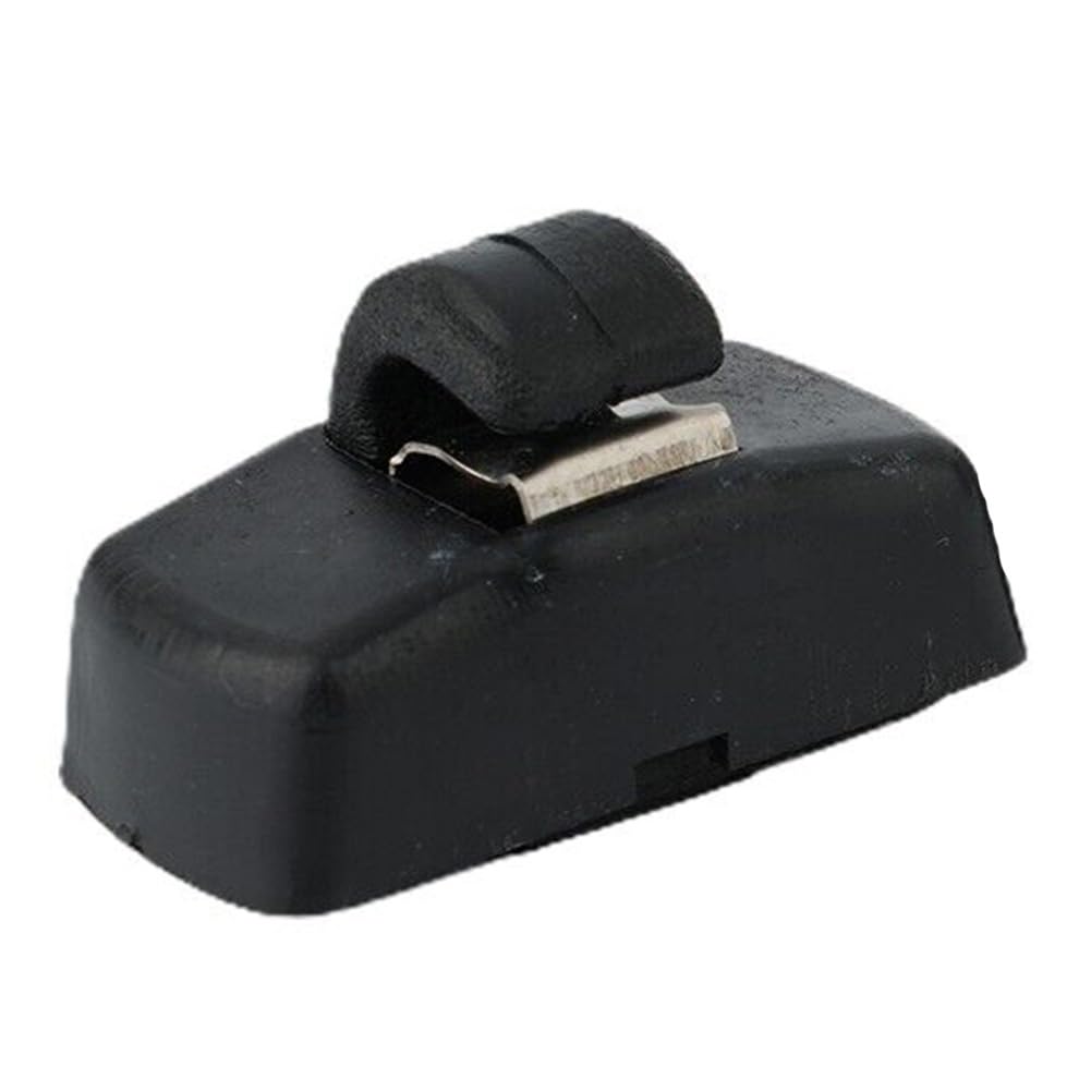 WUPEDI Aufhänger Halterung Clip Sonnenblende Versorgung 1 Stück 3B0857561B Halterung Auto Clip Montage, for Golf, for Passat, Teile Auto-Sonnenblenden-Clip(Black) von WUPEDI