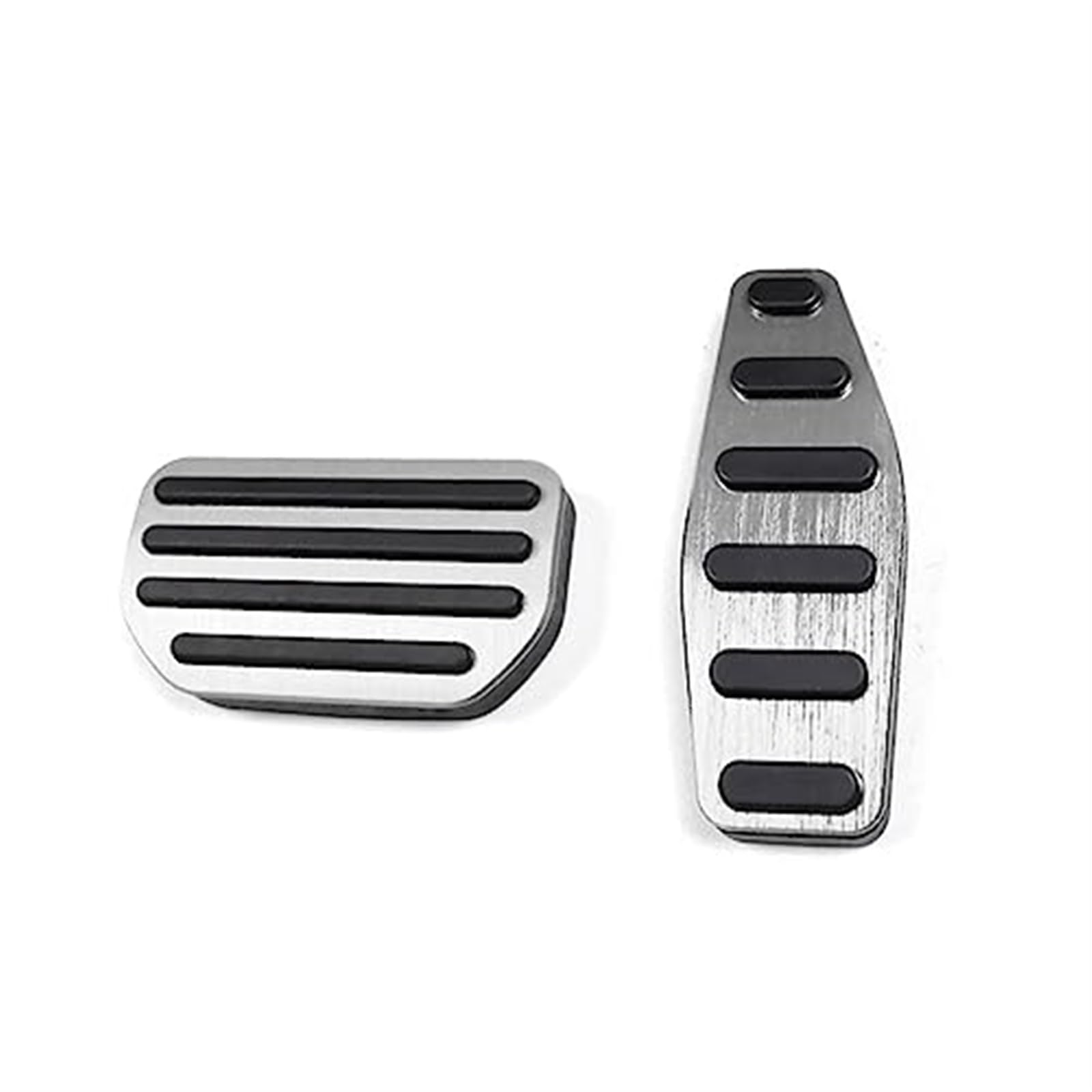 WUPEDI Auto Kupplung Bremse Gaspedal Fußstütze Pedale Abdeckungen, for Jimny, JB64 Sierra JB74W 2019 2020 Auto Styling Zubehör Fußpedal Abdeckung Autopedalabdeckung(Black MT Silver) von WUPEDI