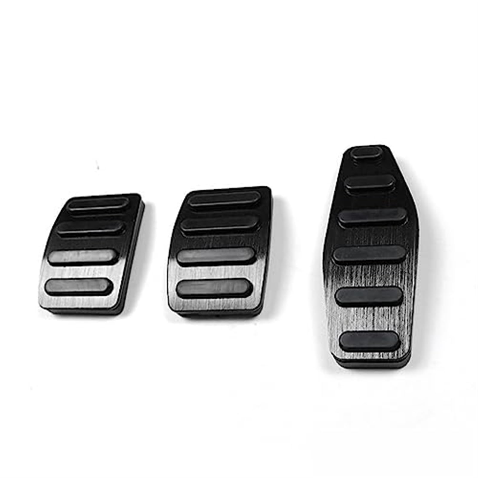 WUPEDI Auto Kupplung Bremse Gaspedal Fußstütze Pedale Abdeckungen, for Jimny, JB64 Sierra JB74W 2019 2020 Auto Styling Zubehör Fußpedal Abdeckung Autopedalabdeckung(MT Black) von WUPEDI