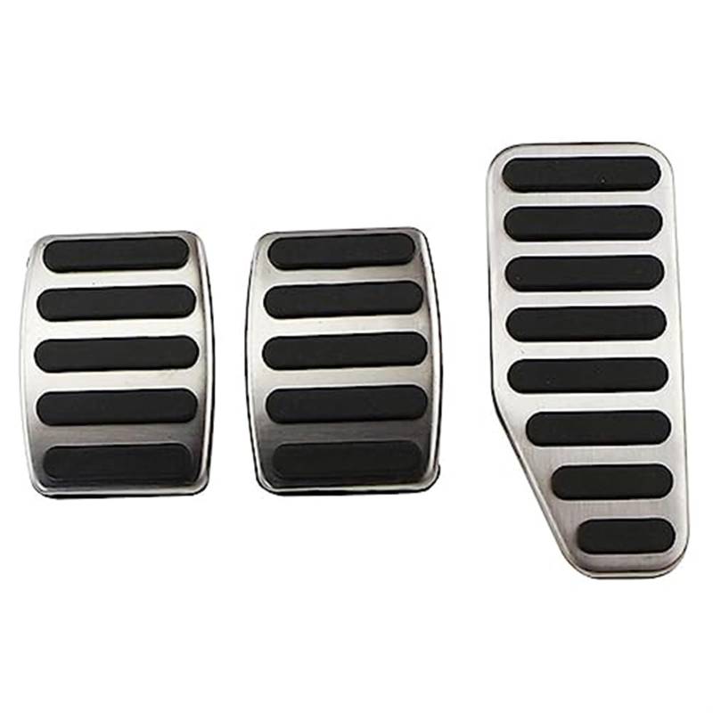 WUPEDI Auto-Styling Auto Kupplung Bremse Gaspedal Fußstütze Pedale Abdeckungen, for Swift, Alto Jimny Fußpedal Abdeckung Autopedalabdeckung(Black at) von WUPEDI