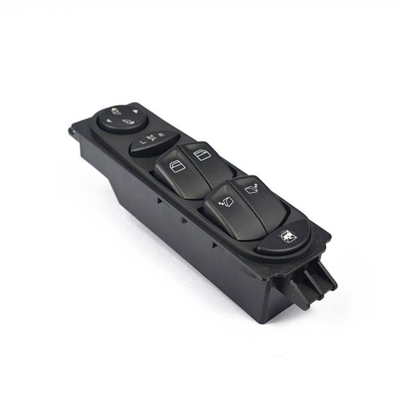 WUPEDI Elektrischer Fensterheber Hauptschalter vorne Links, for Mercedes-Benz, Viano/Vito Wieland W639 2006-2012 A6395451313 6395451313 Autokonsolen-Bedienschalter von WUPEDI