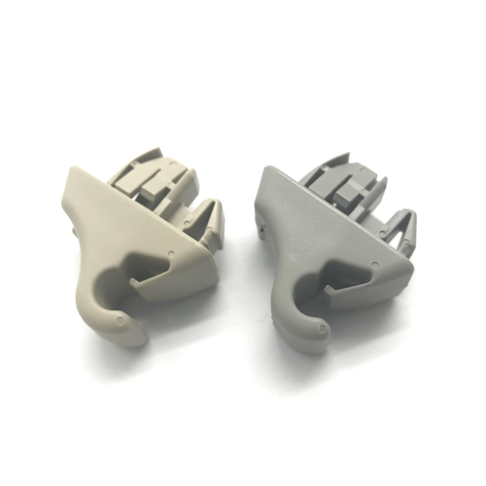WUPEDI Haken-Clip-Halterung for Sonnenblende, Grau, for Mitsubishi, for Pajero, for Montero III 2000-2006 V73 V77 V93 V97 Beige MR779704 MR779705 Auto-Sonnenblenden-Clip(Beige) von WUPEDI
