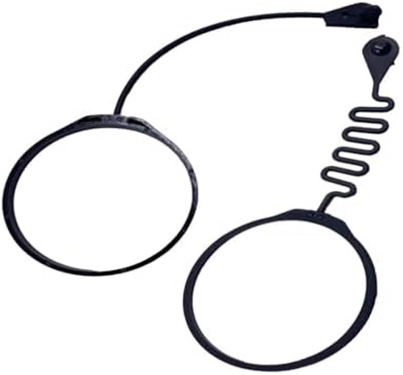 WUPEDI Heizöltank-Abdeckungskabelkappenseil, for Land, for Rover, for RangeRove LR2 LR3 LR4 Discovery Sport 3 4 Freelander 2 1 Evoque Defender Tankdeckel-Halterung fürs Auto(Black for LandRove Most) von WUPEDI