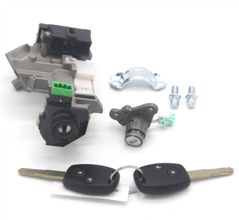 WUPEDI KOMPLETTES Schloss-Set ZÜNDSCHALTER TÜRSCHLOSS Barrel Trans 2 SCHLÜSSEL MIT 48 CHIP 2005-2006 von WUPEDI