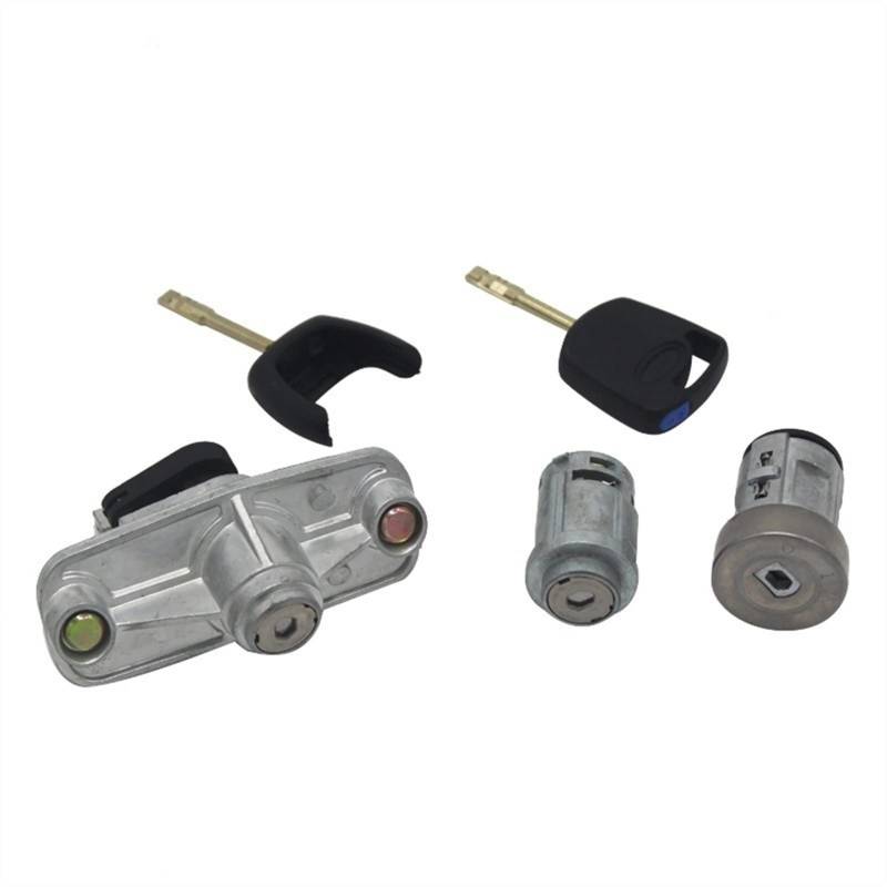 WUPEDI KOMPLETTES Schloss-Set ZÜNDSCHALTER TÜRSCHLOSS STAMMSCHLOSS, for Ford, for Mondeo, 2001-2007 LK1S71F22050AA(Mondeo Set-3pcs) von WUPEDI