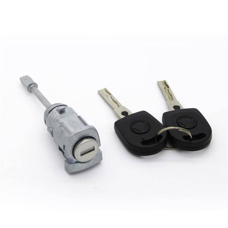 WUPEDI Linker Ringt-Fahrertür-Schließzylinder, for Seat, Cordoba Ibiza III 6L3837167B 6L3837168B mit SCHLÜSSEL 2002-2008(LEFT2 x Key) von WUPEDI