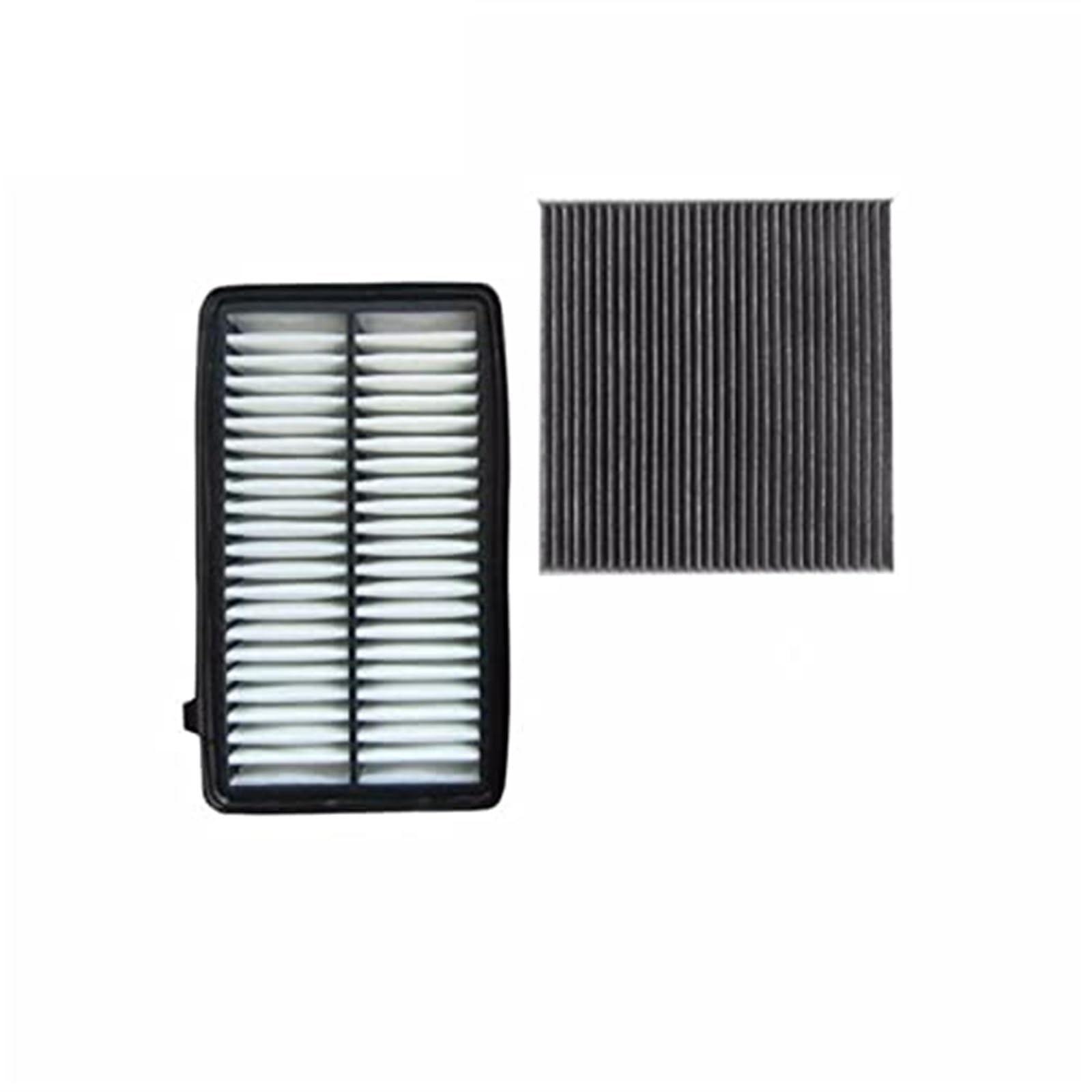 WUPEDI Luftfilter Innenraumfilter 17220-5M1-H00, for Jade, 1,8L 1,5T Modell 2013, for Heute, Autozubehör-Filterset(Black 2 Pcs Filter Set) von WUPEDI