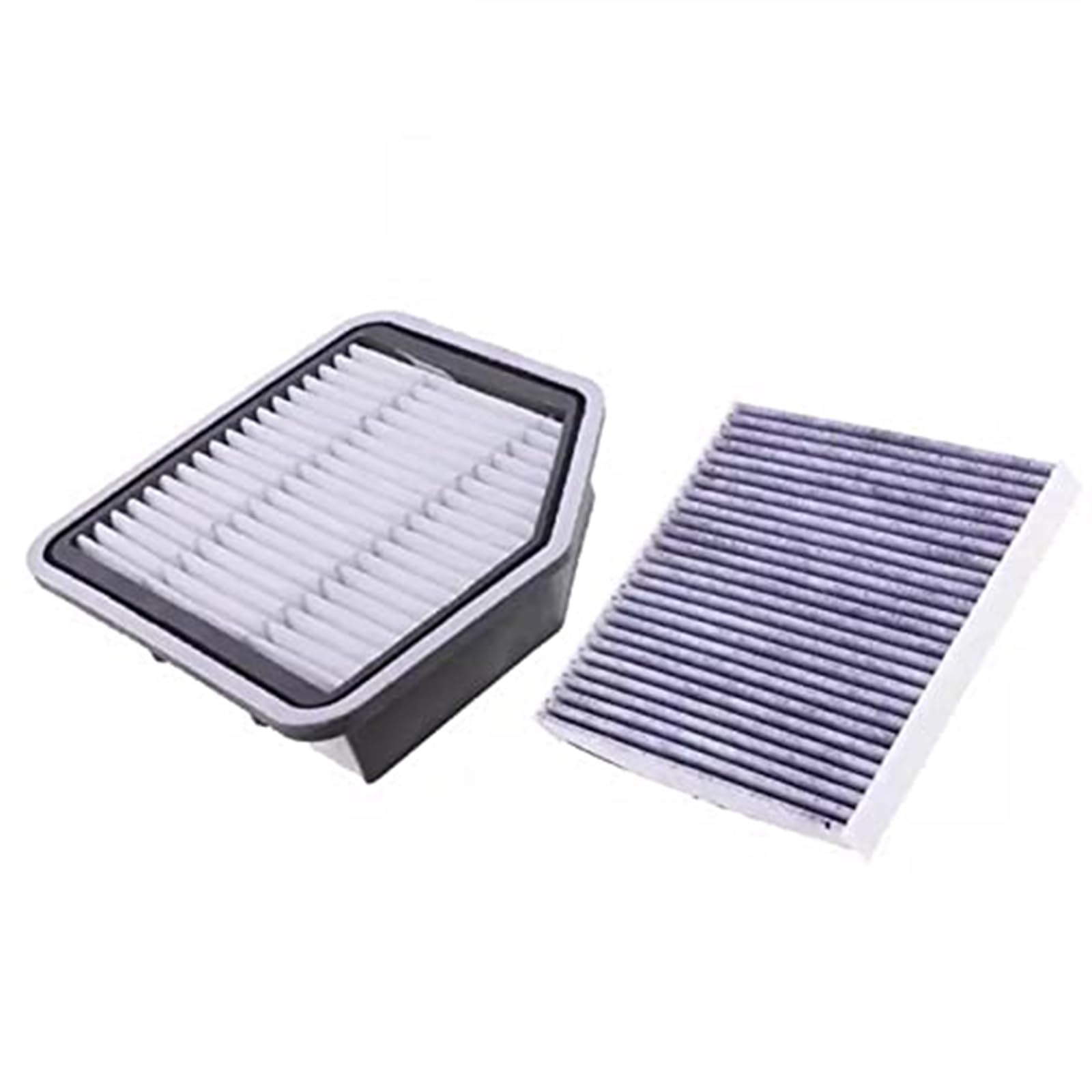 WUPEDI Luftfilter-Kabinenfilter 17801-31110 87139-30040 Set-Set, for Toyota, alt for Reiz, 2.5 3.0 Modell 2005-2010 Autozubehörfilter(Black 2 pcs Filter) von WUPEDI