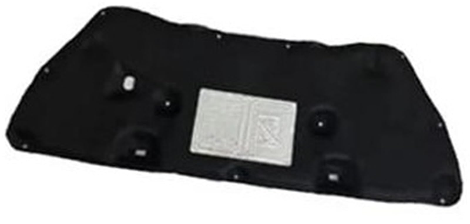 WUPEDI Motorhauben-Isolierpolster for Autos, schalldichte Wärmedämmung, Baumwoll-Innenpolster, Abdeckungsmatte for CR-V 3 for CRV RE 2007 2008 2009 2010 2011 Motor-Hitzeschutzmatte(Black Style 2) von WUPEDI