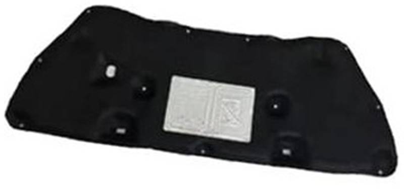 WUPEDI Motorhauben-Isolierpolster for Autos, schalldichte Wärmedämmung, Baumwoll-Innenpolster, Abdeckungsmatte for CR-V 3 for CRV RE 2007 2008 2009 2010 2011 Motor-Hitzeschutzmatte(Black Style 2) von WUPEDI