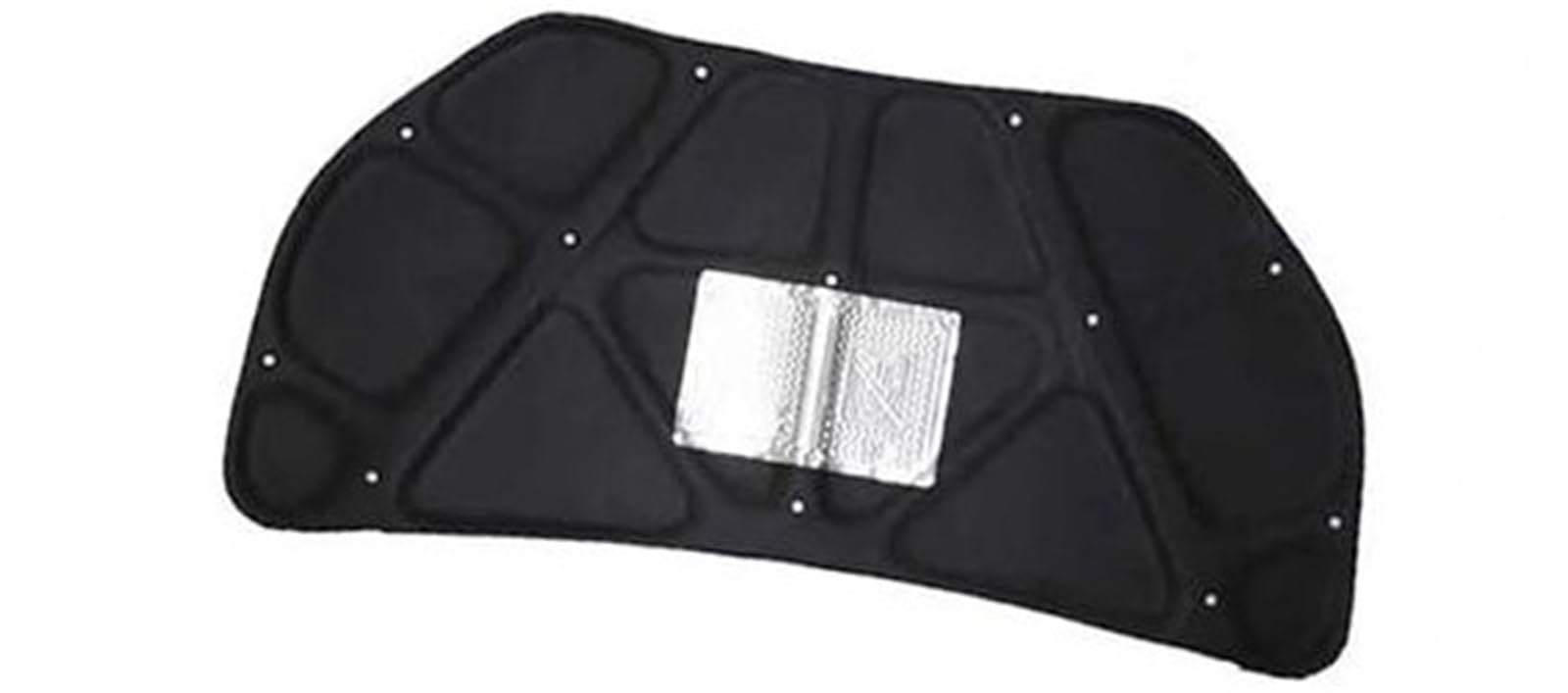WUPEDI Motormatte for die vordere Motorhaube, for Hyundai, for Elantra, HD MK4, for Avante 2007 2008 2009 2010 Motor-Hitzeschutzmatte(Black 1pcs Aluminum Foil) von WUPEDI