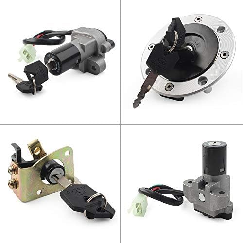 WUPEDI Motorrad-Tankdeckel, for Sitz, Zündschloss-Set mit Schlossschlüsseln, for GSXR1000, SV650, TL1000R, GSF1200 Bandit, GS500, RGV250 Motorrad-Zündschalter WUPEDI Motorrad-Tankdeckel, for Sitz, Zündschloss-Set mit Schlossschlüsseln, for GSXR1000, SV650, TL1000R, GSF1200 Bandit, GS500, RGV250 Motorrad-Zündschalter von WUPEDI