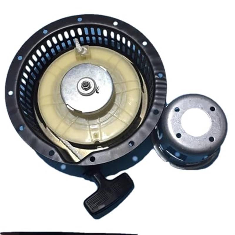 WUPEDI Ölmotor 186F 186FA 188F L100 Rückstoßstartergriff Startanzug for Kipor Kama und alle chinesischen Marken Garten-Seilzugstarter(Black Counterclockwise) von WUPEDI
