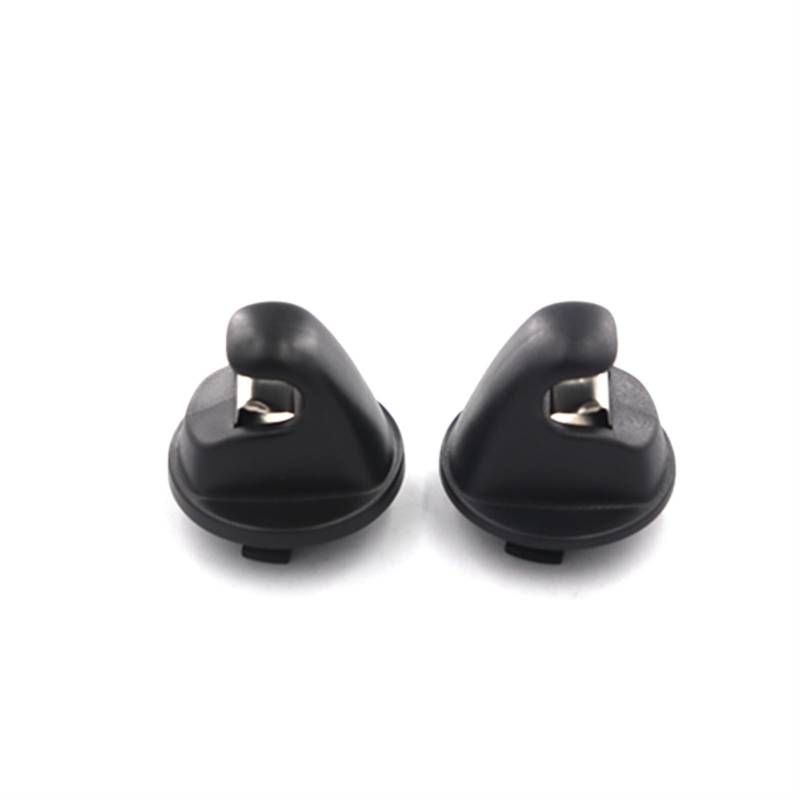 WUPEDI Schwarzgrauer Sonnenblenden-Clip-Hakenhalter, for VW Golf 7 MK7 ab 2013, for Passat B8 Polo T-Cross, for Tiguan, for Touran ab 2016, 5G0857561B Auto-Sonnenblenden-Clip(Black 2pcs) von WUPEDI