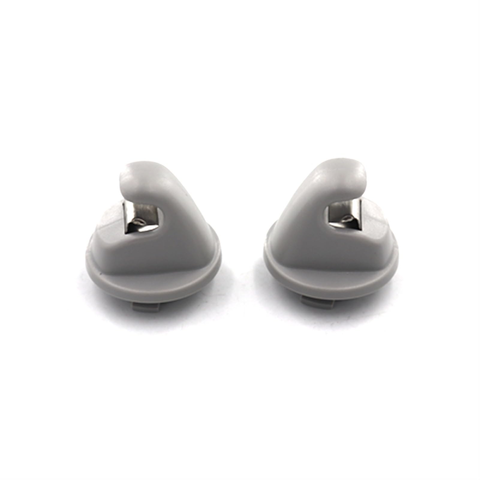 WUPEDI Schwarzgrauer Sonnenblenden-Clip-Hakenhalter, for VW Golf 7 MK7 ab 2013, for Passat B8 Polo T-Cross, for Tiguan, for Touran ab 2016, 5G0857561B Auto-Sonnenblenden-Clip(Gray 2pcs) von WUPEDI