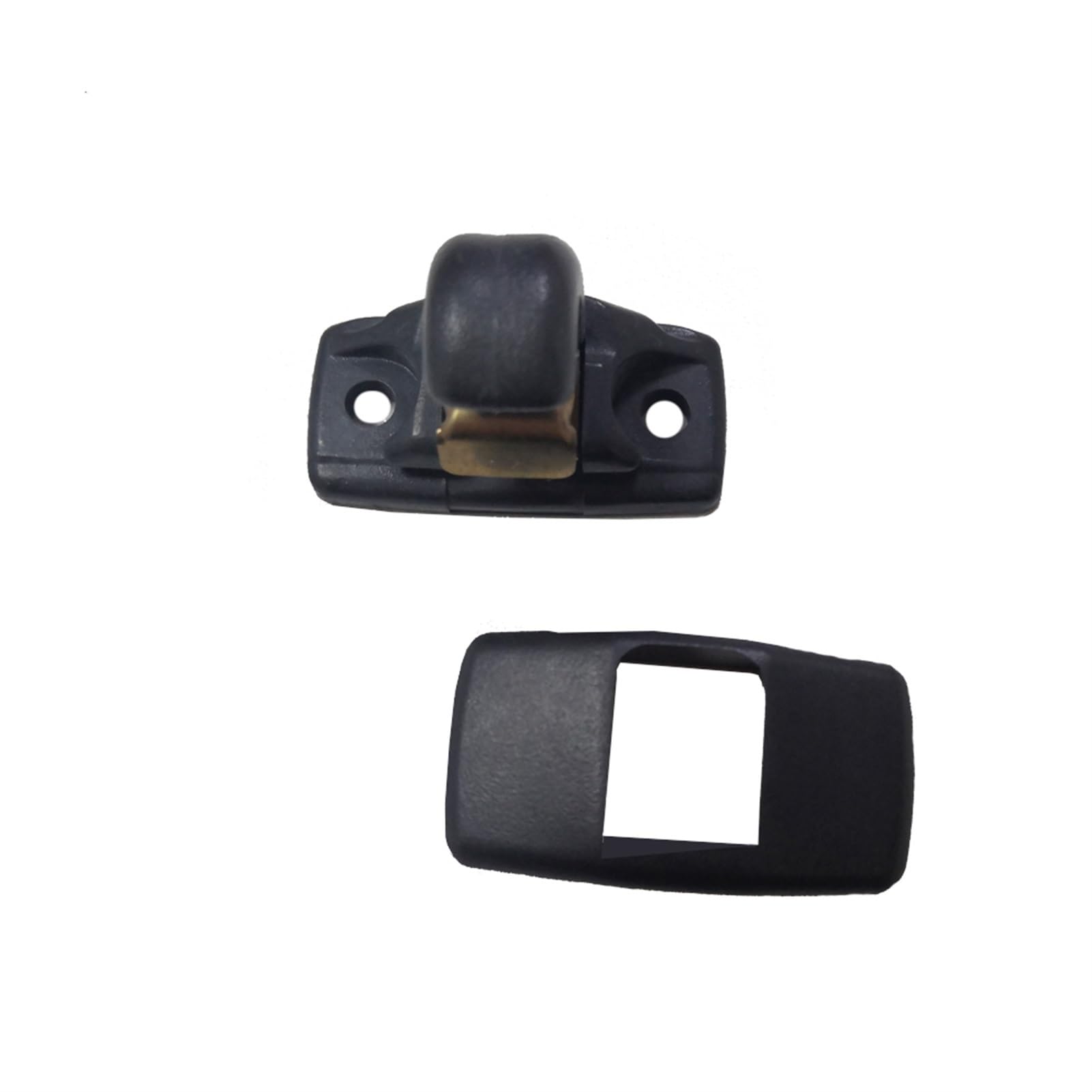 WUPEDI Sonnenblende Haken Clip Halterung Hange 1 stücke, for Golf, for Passat Polo, for Käfer, for Skoda, for Octavia, A5 Fabia Auto-Sonnenblenden-Clip(Black) von WUPEDI