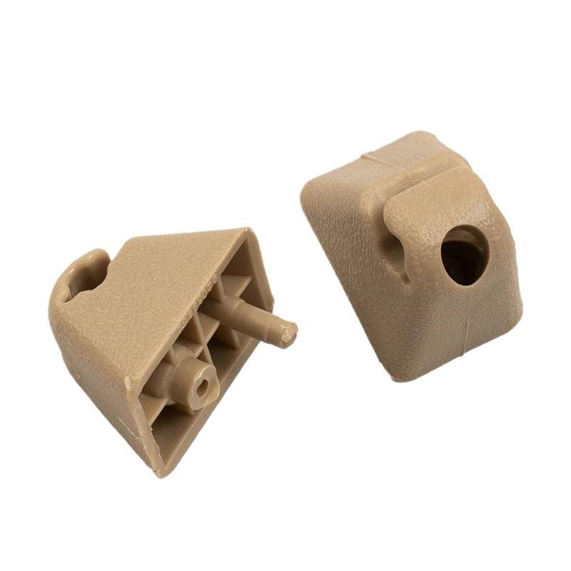 WUPEDI Sonnenblenden-Clip-Halter-Clip, Sonnenblenden-Clip, Sonnenblenden-Clip, ABS, Beige, einfache Installation, Halter-Clip, Carlton Auto-Sonnenblenden-Clip von WUPEDI