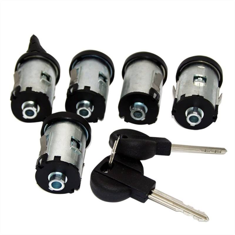 WUPEDI TÜRSCHLOSS-ZAHNSATZ, for FIAT, Scudo, for Citroen, XM XANTIA SYNERGIE Dispatch Jumpy 1995-2007 9170.AY 4162C9(5pcs Barrel) von WUPEDI