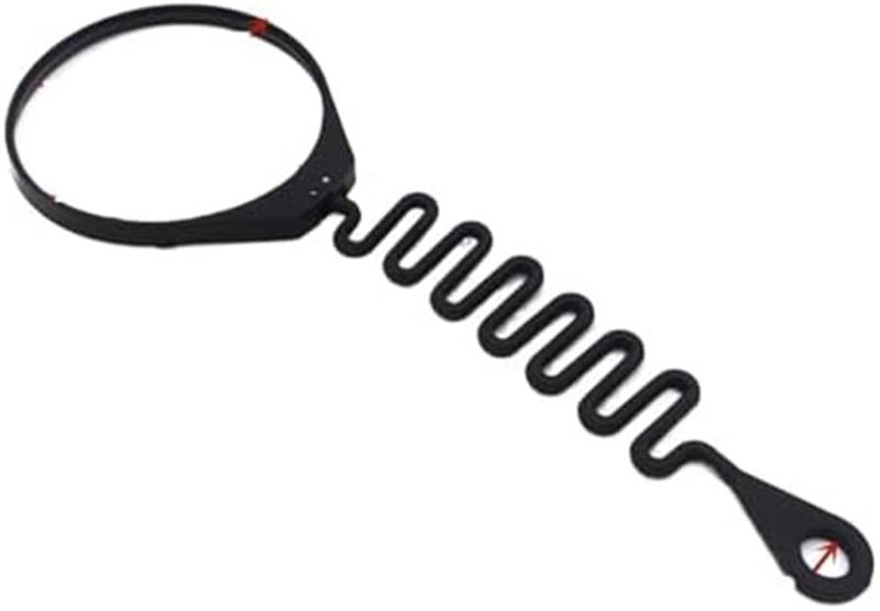 WUPEDI Tankdeckel-Abdeckungsleitung, Kabel, Benzin, Gas, Öl, Seil 31261589, for Volvo, for S80 S60 S40 S60L XC60 XC90 V40 C30 C70 V70 Tankdeckel-Halterung fürs Auto(Black A) von WUPEDI