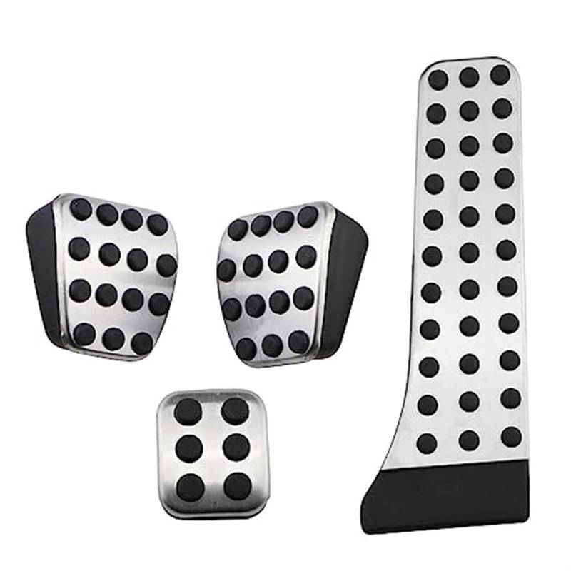 WUPEDI for, W124 W202 W203 W140 W208 W210 W211 W220 R170 R171 R-Klasse Auto Gas Bremse Kupplung Pedal Pad Abdeckung Zubehör Fußpedalabdeckung Autopedalabdeckung(Black MT with Rest) von WUPEDI