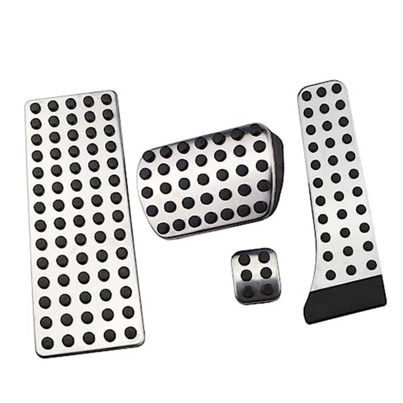WUPEDI for, W124 W202 W203 W140 W208 W210 W211 W220 R170 R171 R-Klasse Auto Gas Bremse Kupplung Pedal Pad Abdeckung Zubehör Fußpedalabdeckung Autopedalabdeckung(Black at with Rest) von WUPEDI