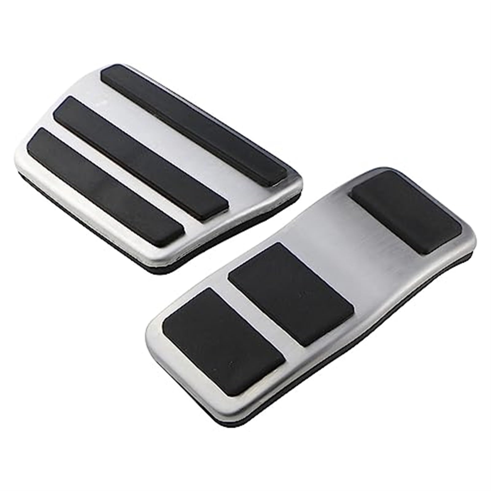 WUPEDI for Ford, for Fiesta, MK7 2007-2012 Edelstahl Auto Pedal Pads Abdeckung MT at Fußpedal Abdeckung Autopedalabdeckung(Black at) von WUPEDI