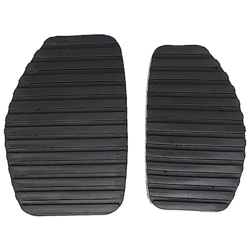 WUPEDI for Peugeot, 206 1998-2011 2012 2013 207 Compact Brasil Sedan 207i Auto Gummi Bremse Kupplung Fußpedal Pad Abdeckungen 213015 450412 Autopedalabdeckung(Black 1X Brake 1XCLUTCH) von WUPEDI