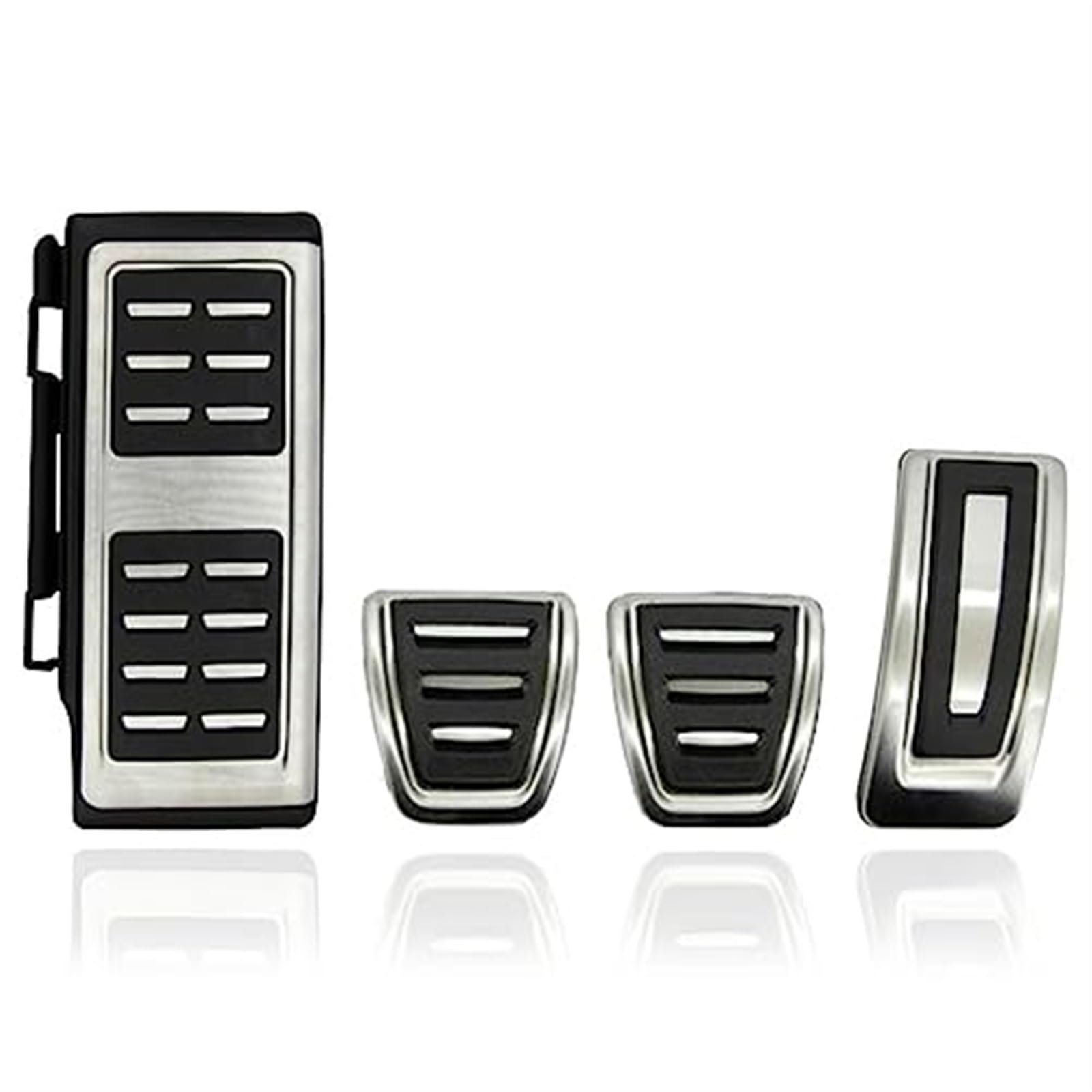 WUPEDI for Polo, A05, for Golf, A7, for Skoda, Rapid, for Octavia, 5E 5F A7 Teile Auto Auto Pedale Fuß Kraftstoff Bremse Kupplung Abdeckung Fuß Pedal Abdeckung Autopedalabdeckung(Black MT-4 PCS) von WUPEDI
