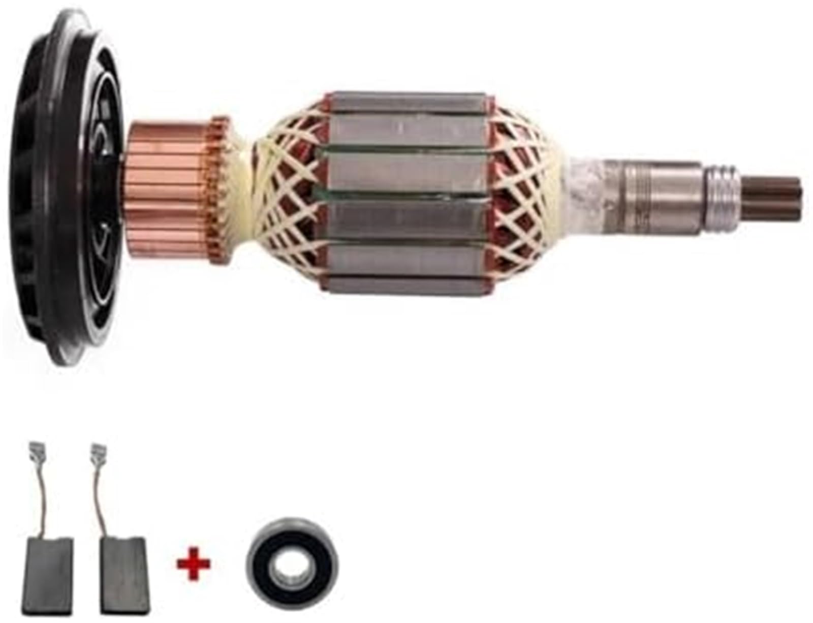 WUPEDI for Rotoranker+Kohlebürste+Lager, for Bosch, Abbruchhammer GBH11DE, for GSH11E, for Rotoranker Ersatzteile Gartengerät Anker Rotor WUPEDI for Rotoranker+Kohlebürste+Lager, for Bosch, Abbruchhammer GBH11DE, for GSH11E, for Rotoranker Ersatzteile Gartengerät Anker Rotor von WUPEDI