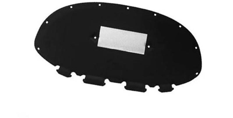 WUPEDI for Skoda, for Rapid NH1 2 3 2012 2013 2014 2015 2016 2017 2018 2019 2020 2021 2022 Fronthaube Motor Schalldämmmatte Motor-Hitzeschutzmatte(Black 1pcs Aluminum Foil) von WUPEDI