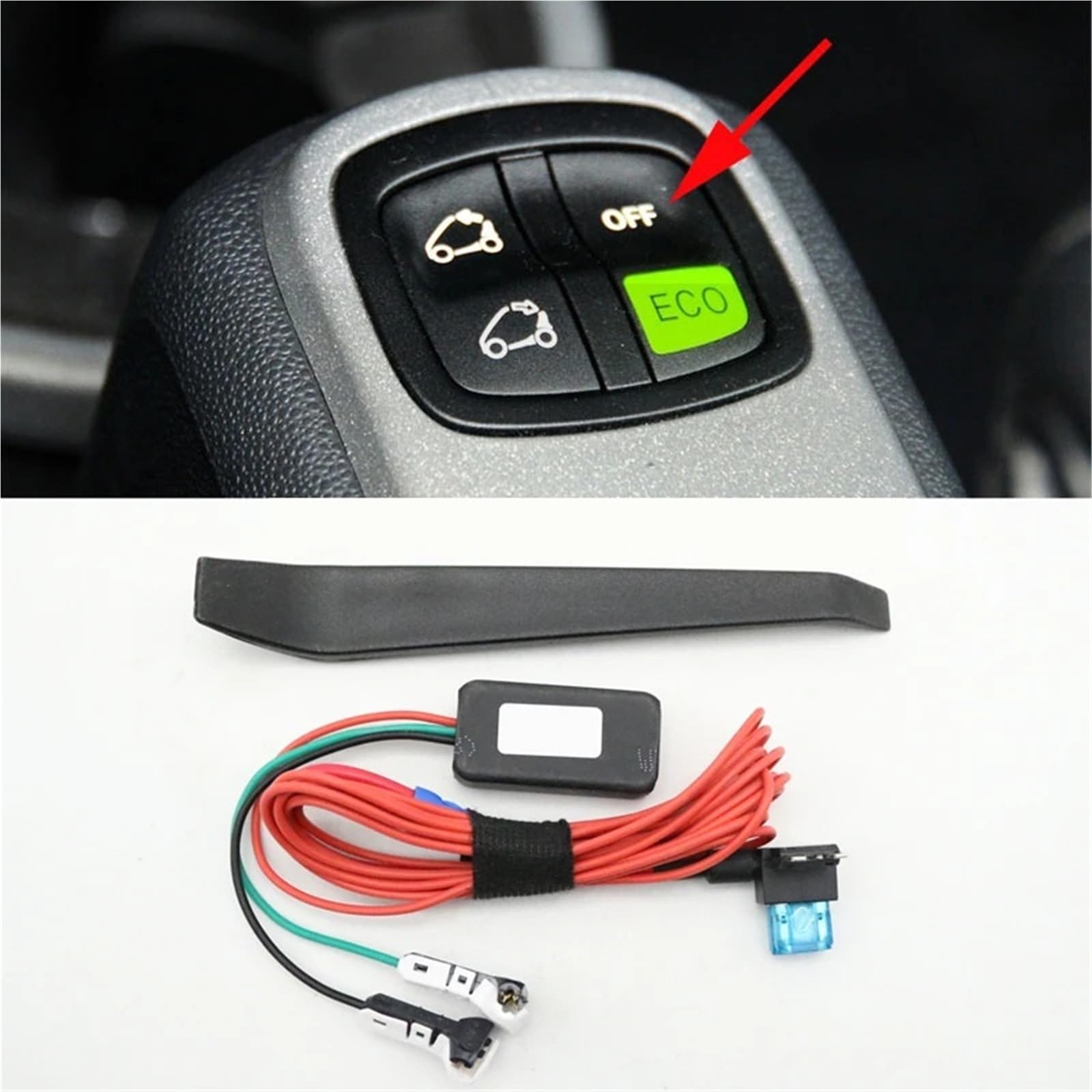WUPEDI for Smart, Fortwo 451 453 2007-2019 Auto Automatische Stop Start Motor System Aus Näher Gerät Control Sensor Stecker Kabel Auto Start-Stopp-Sensor(for Fortwo 451 07-14) von WUPEDI