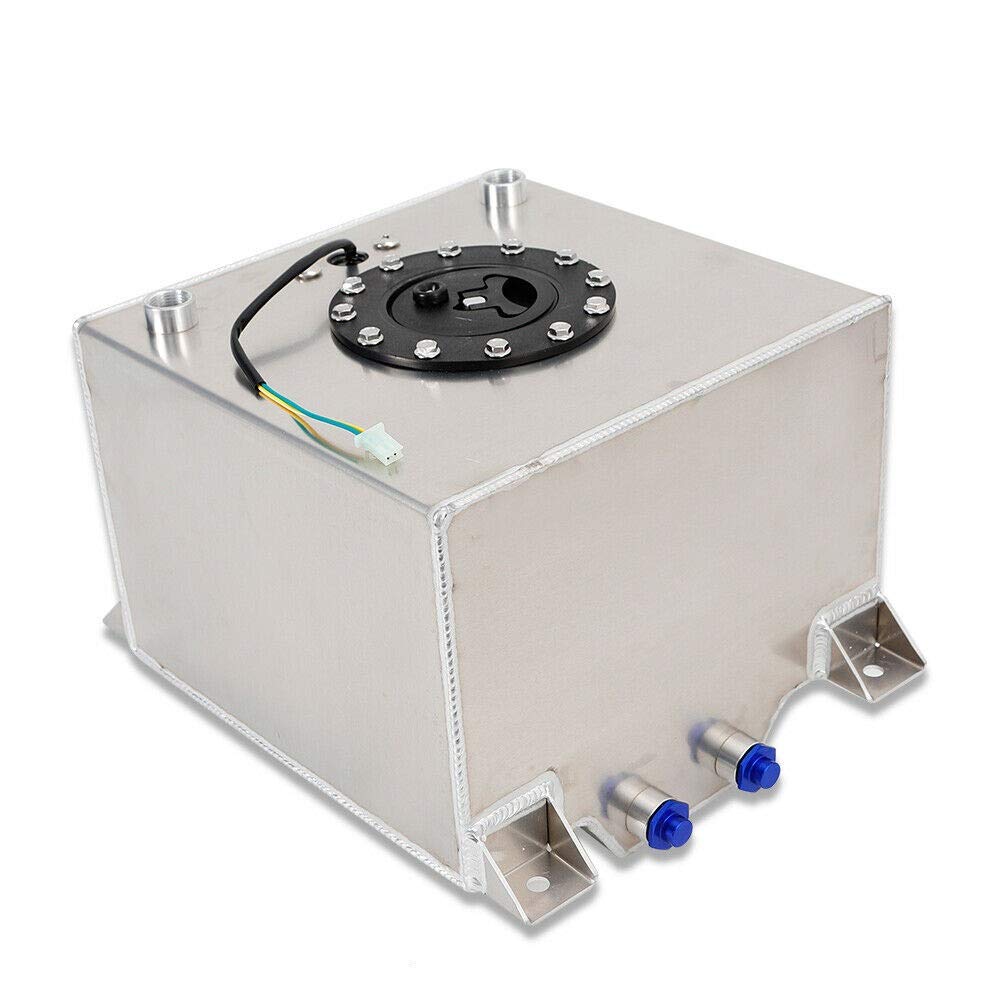WUPYI2018 20L Universal Aluminum Treibstofftank Kraftstofftank mit Ölstandsensor,0-90 Ohm,für Racing SUV Auto WUPYI2018 20L Universal Aluminum Treibstofftank Kraftstofftank mit Ölstandsensor,0-90 Ohm,für Racing SUV Auto von WUPYI2018